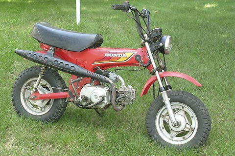 1980 Honda mini trail 70 #4